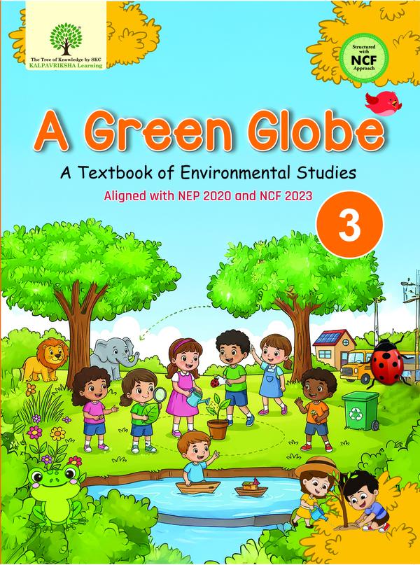 A Green Globe for Class 3 (EVS) Textbook Cover